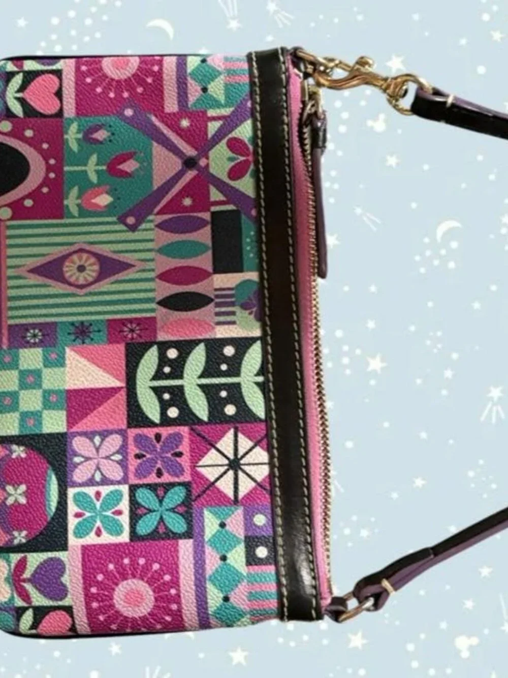Disney Dooney & Bourke It’s a Small World multicoloured purse